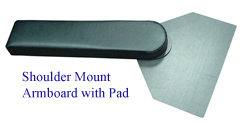 Carbon Fiber Armboard with Pad